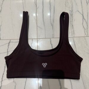 Aritzia- BUTTER mini bra top (Cocoa Brown) (Brand New) (XS)